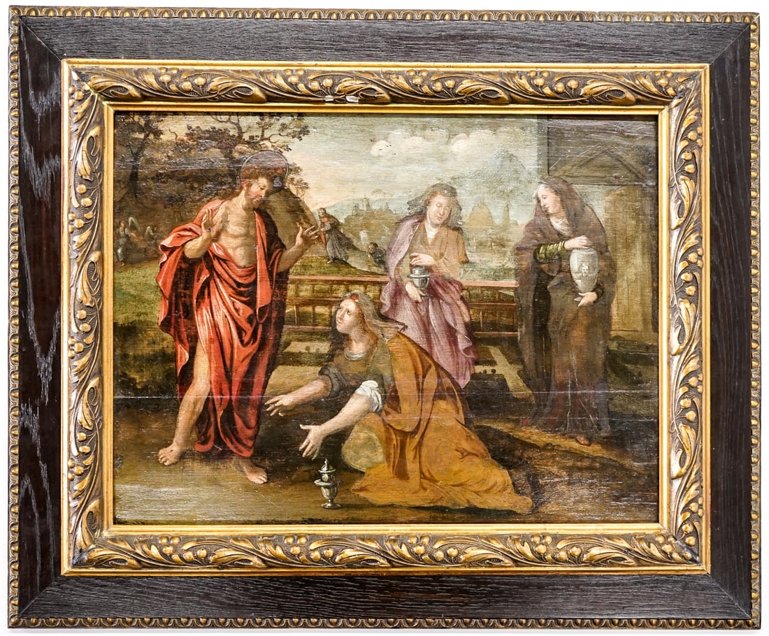 Continental School Religious Oil Painting (1 of 3)