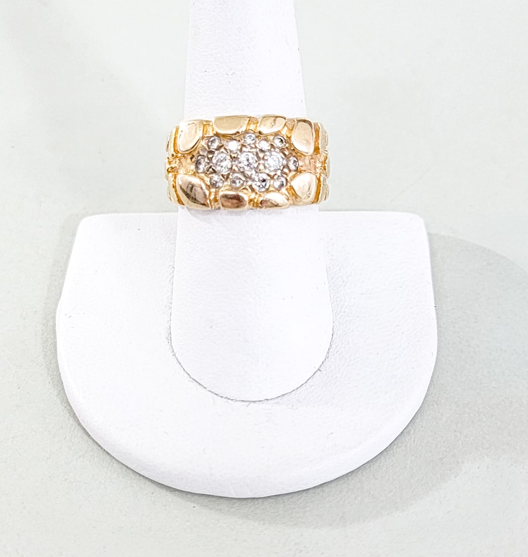 14k Yellow Gold & Diamond Ring (1 of 3)