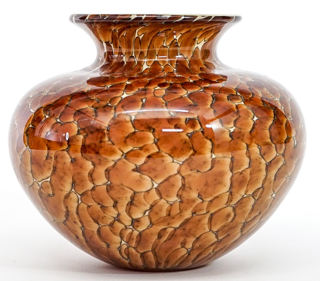 Cohen and Stone 6IN Art Glass Vase 1997 (1 of 5)
