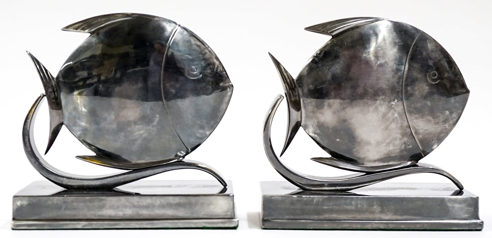 Vintage Art Deco Fish Bookends (1 of 4)