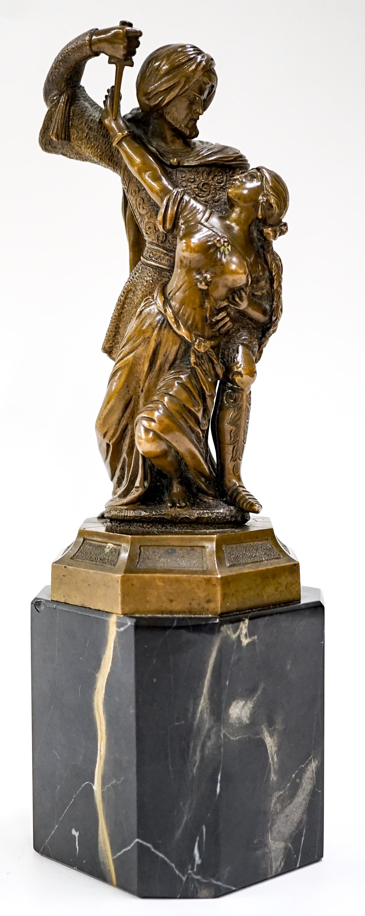 Othello and Desdemona Fine Antique Bronze (1 of 7)