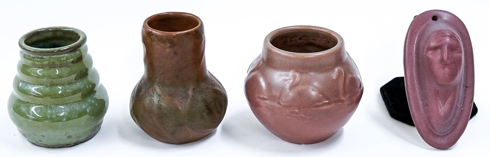Four Small Pieces of American Art Pottery (1 of 7)