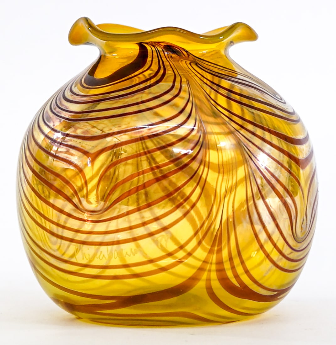 Tom Philabaum SIGNED 1979 5IN Vase (1 of 4)