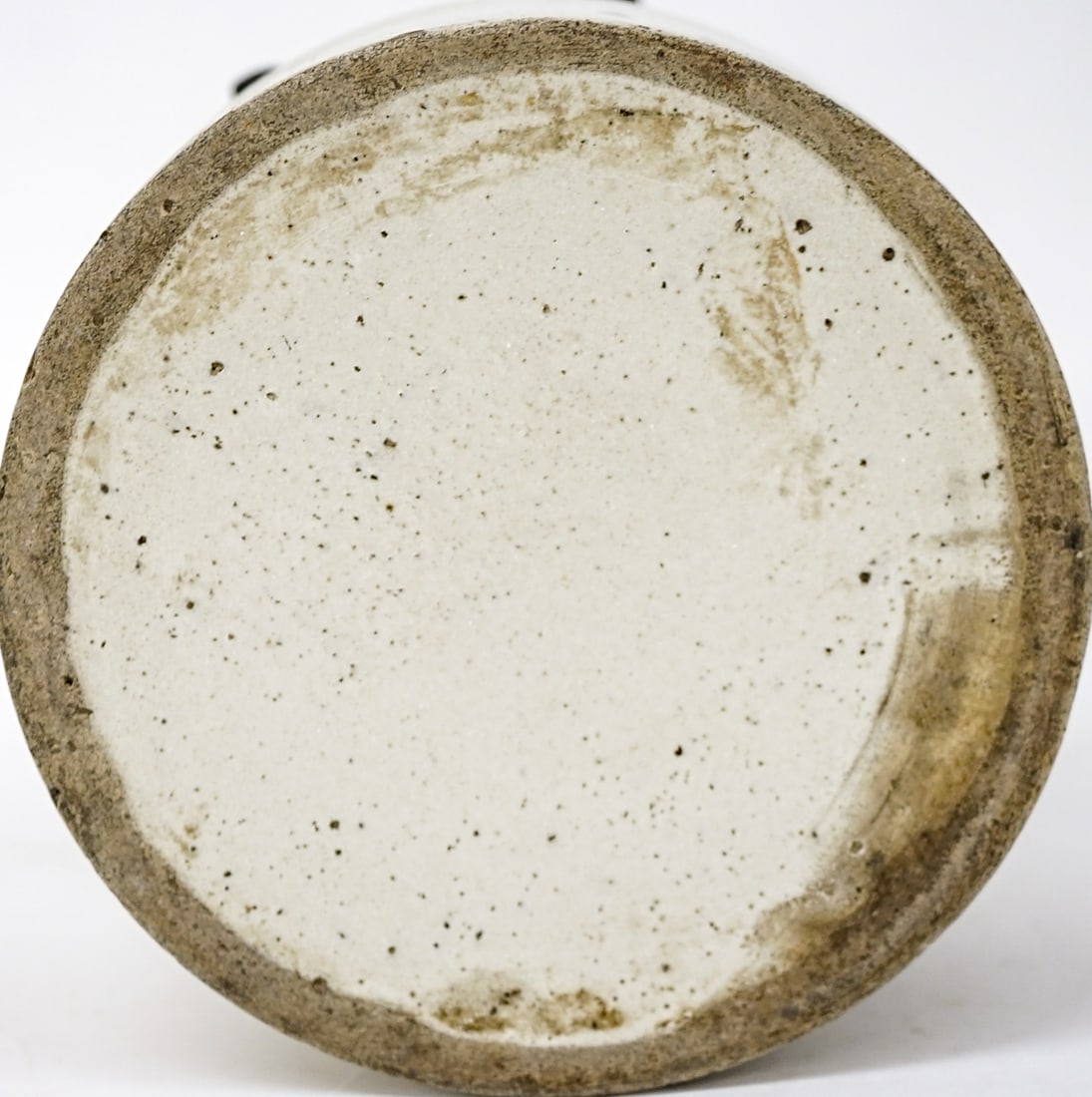 Red Wing 1/2 Gallon Whiskey Jug: Measures 7.5 x 6 x 6 inches. As-is with glaze opes and small chips. No cracks. The absence of a condition report does not imply that the lot is in perfect condition or completely free from wear and te