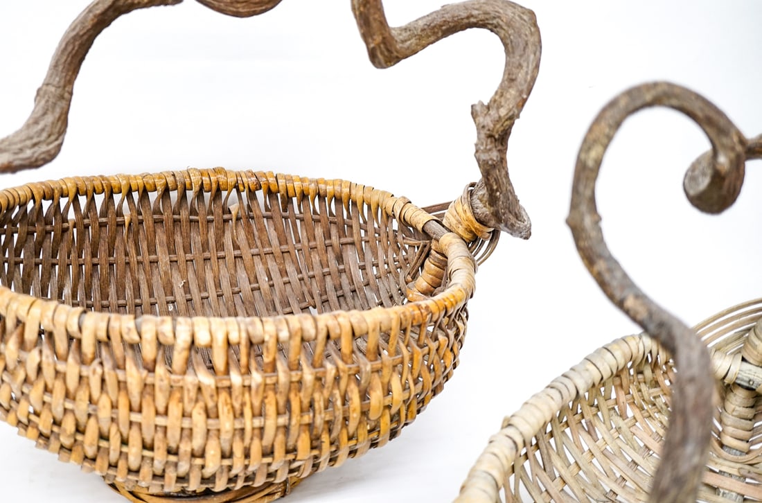 (2) Designer Wicker Baskets - 3