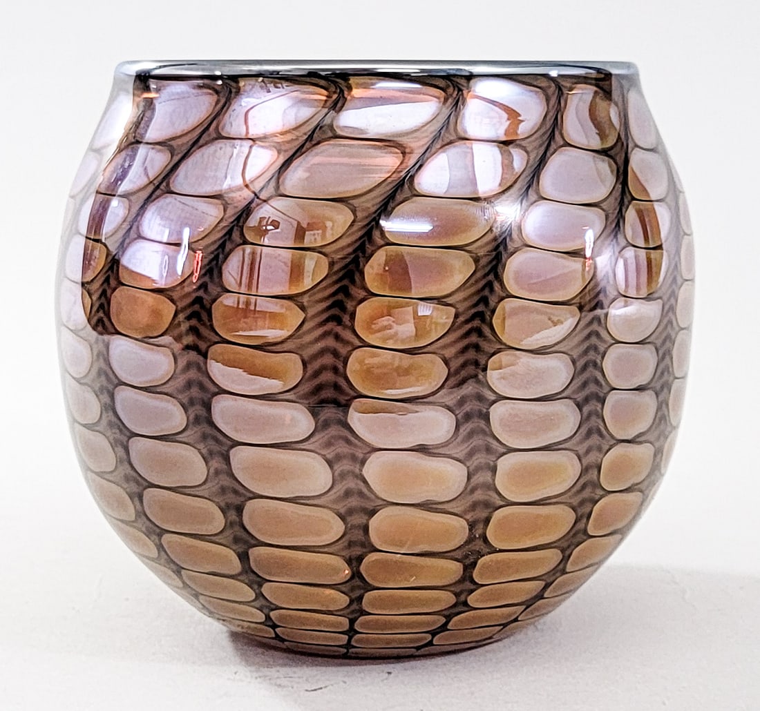 Tom Philabaum Art Glass Vase (1 of 4)