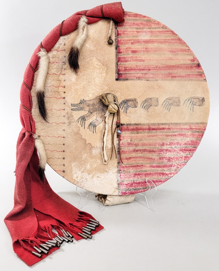 Native American Ceremonial Drum (1 of 3)
