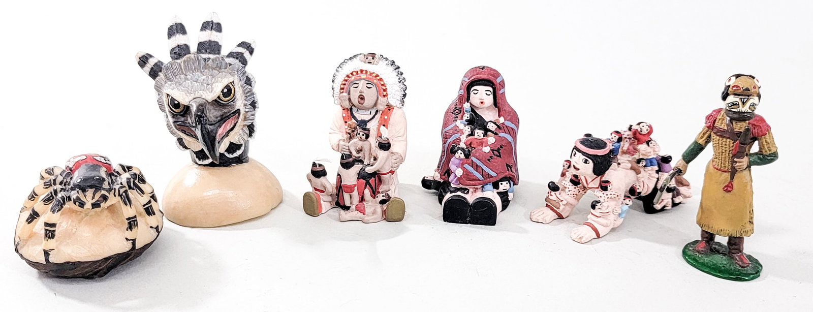 Native American Panamanian (6) Miniatures (1 of 3)