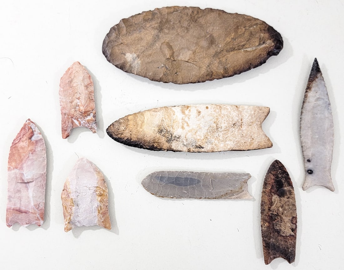 Points, Scrapers (8) Artifacts - 2