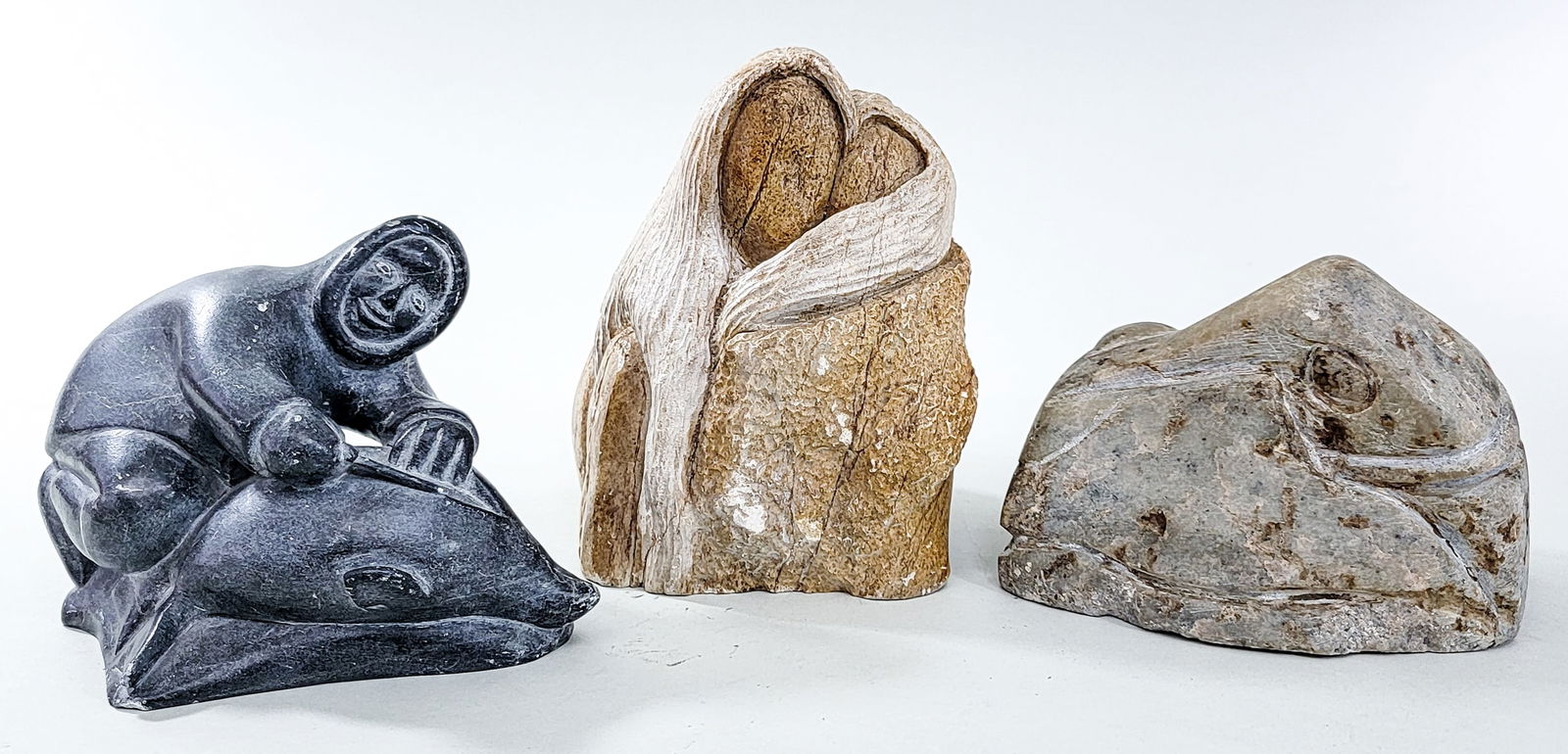 Native American (3) Stone Carvings (1 of 4)