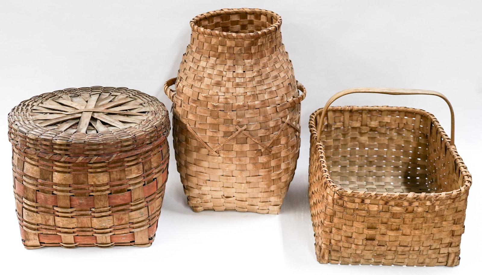 Three Large Woodsplint Baskets (1 of 12)