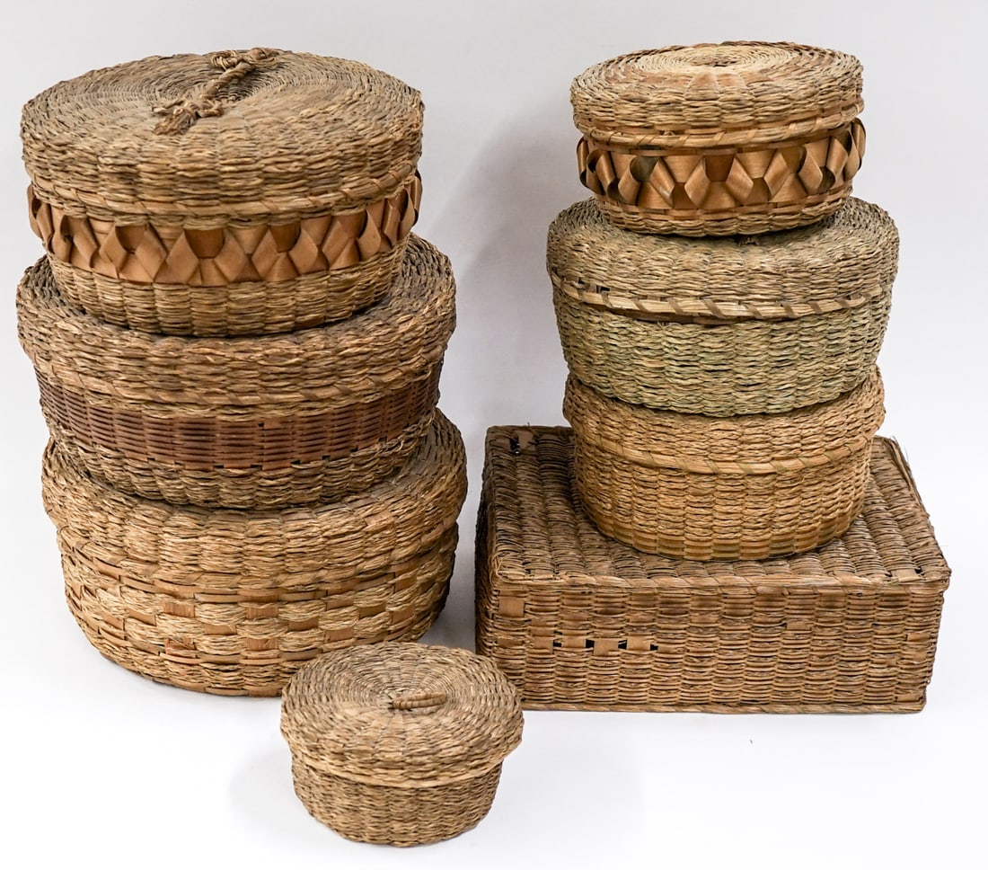 Eight Assorted Baskets - 2