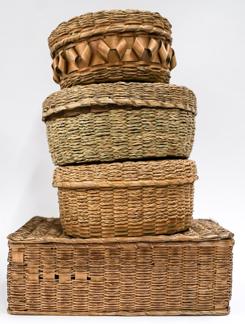 Eight Assorted Baskets - 4