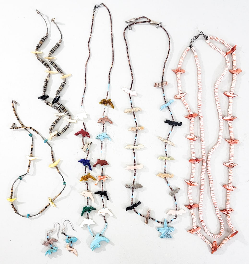 Native American Fetish Necklaces (1 of 2)