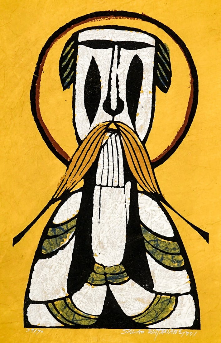 Sadao Watanabe Signed & Numbered Stencil (1 of 4)