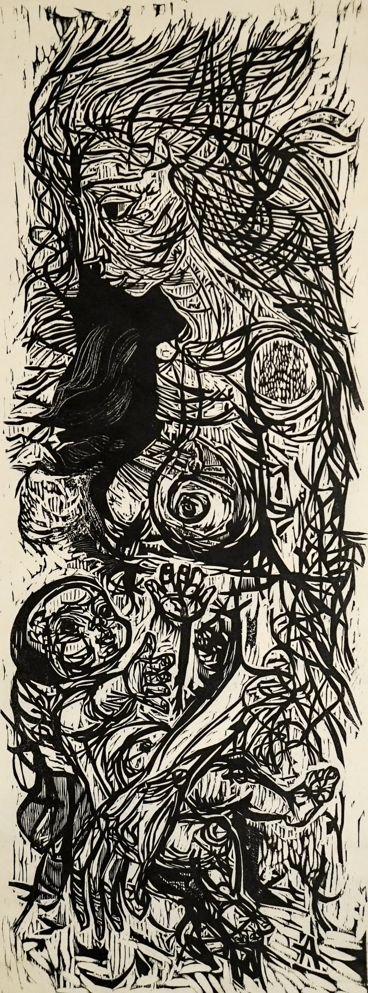 Irving Amen Large Signed & Numbered Woodcut (1 of 4)