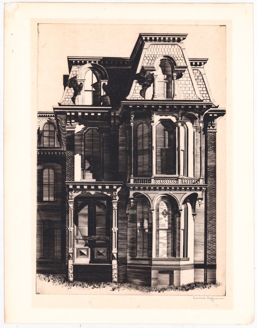 Lawrence Kupferman SIGNED Etching - 2