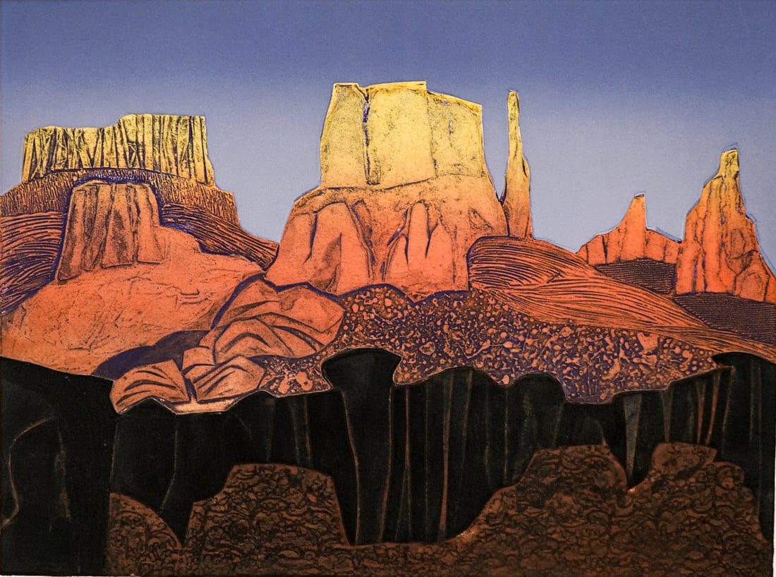 John Ross Aquatint & Etching [Peak] (1 of 4)