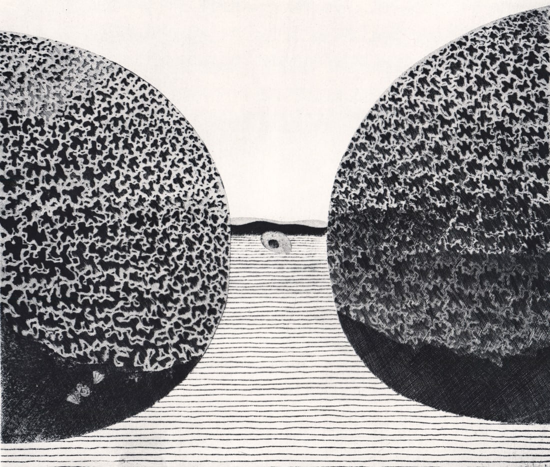 Jiri John S/N Abstract Etching 1967 (1 of 5)