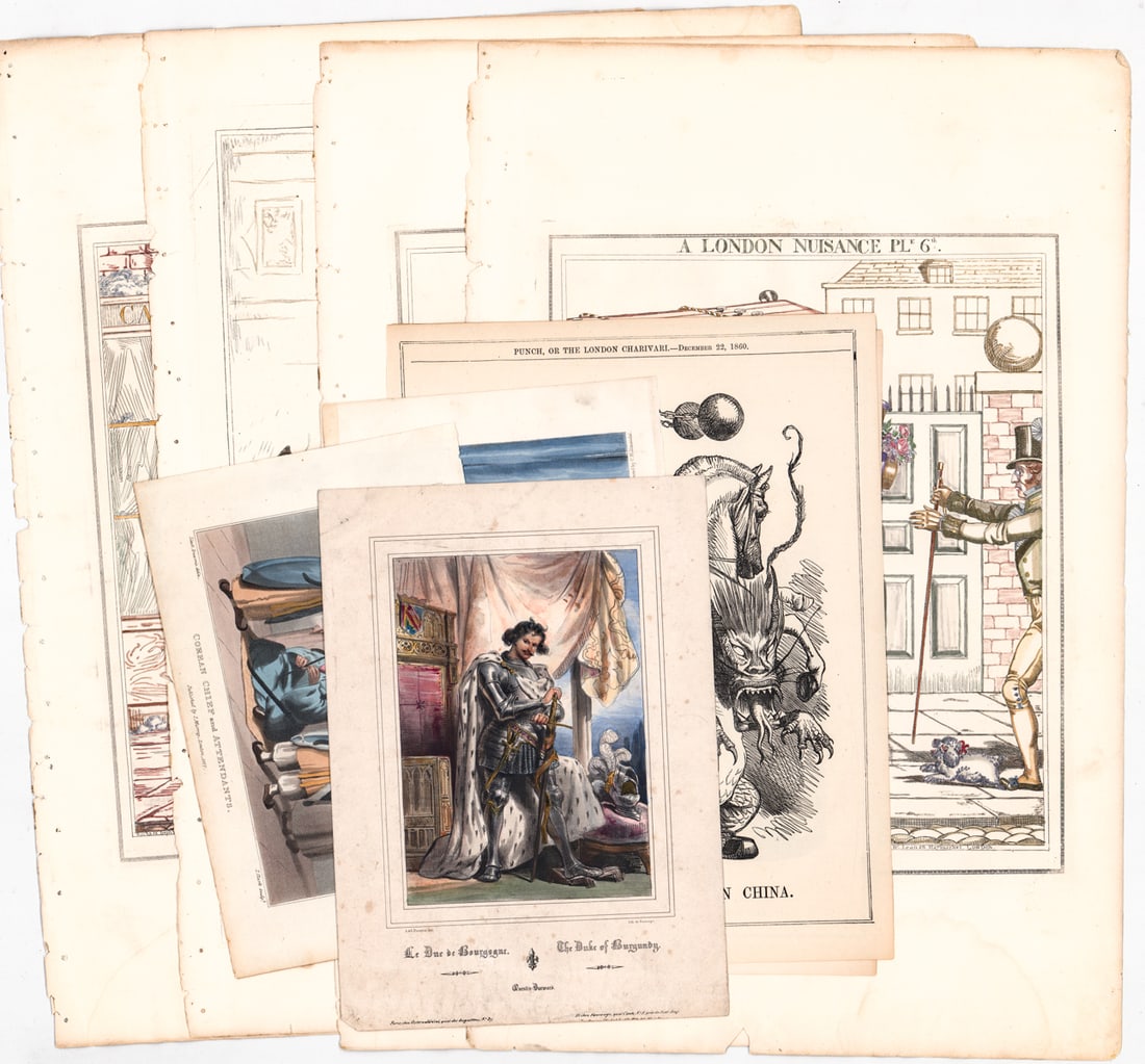 Antique (8) Prints [People] (1 of 7)