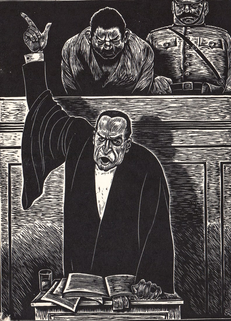 Fritz Eichenberg SIGNED AP Wood Engraving (1 of 5)