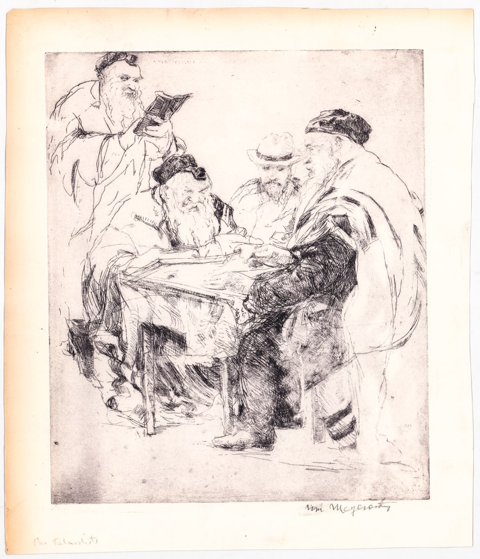 William Meyerowitz (7) Etchings [6 Signed] - 2