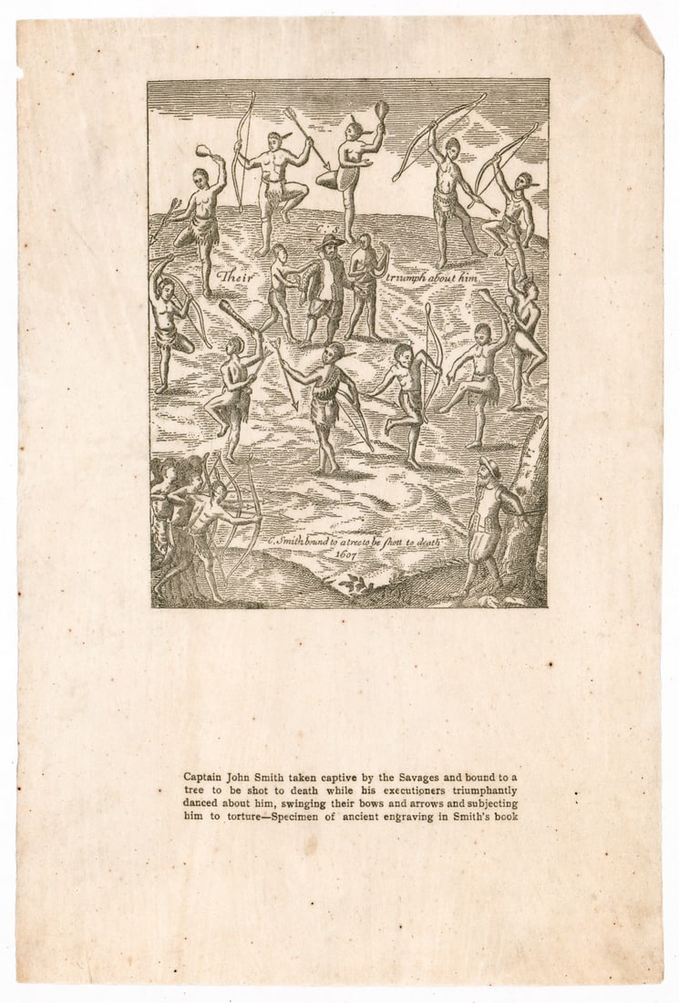 Captain John Smith (8 Sheets) Engravings - 7