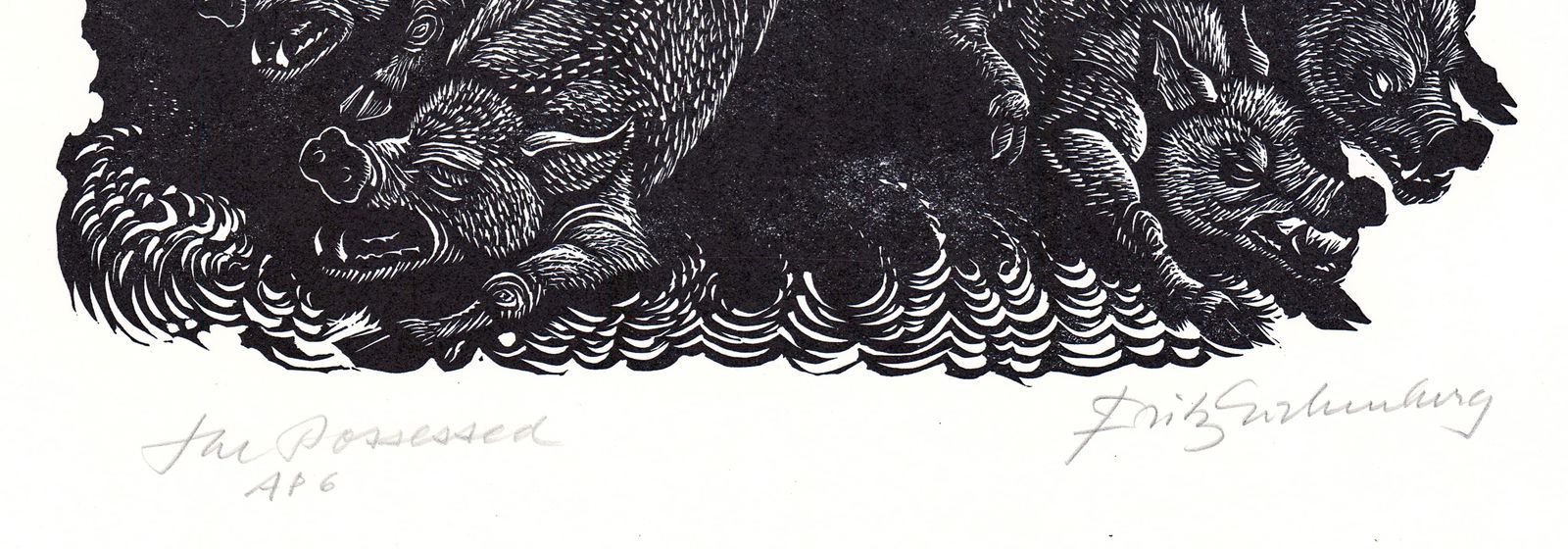 Fritz Eichenberg SIGNED AP6 [Christ] - 3