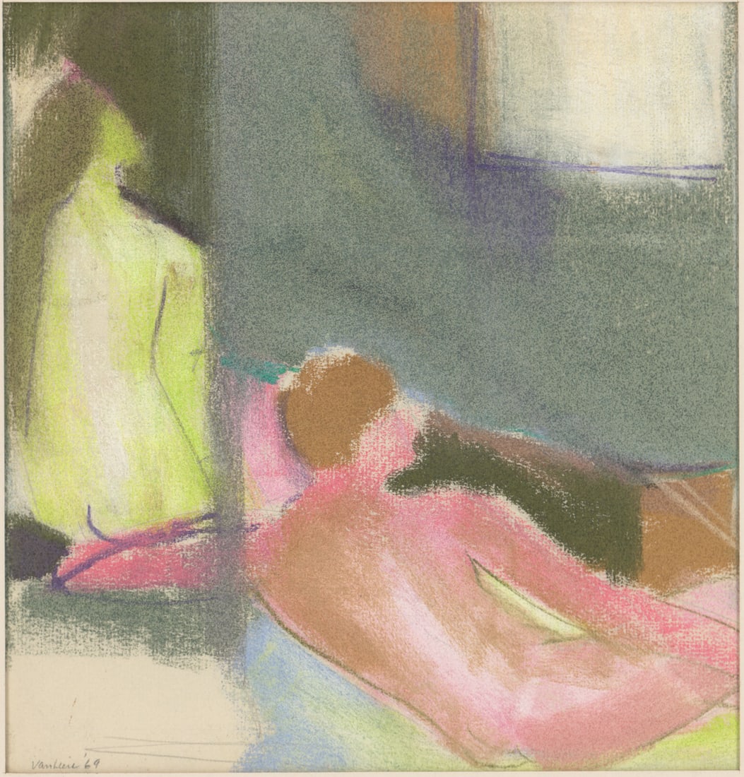 Beth Van Liere SIGNED Original Pastel 1969 (1 of 4)