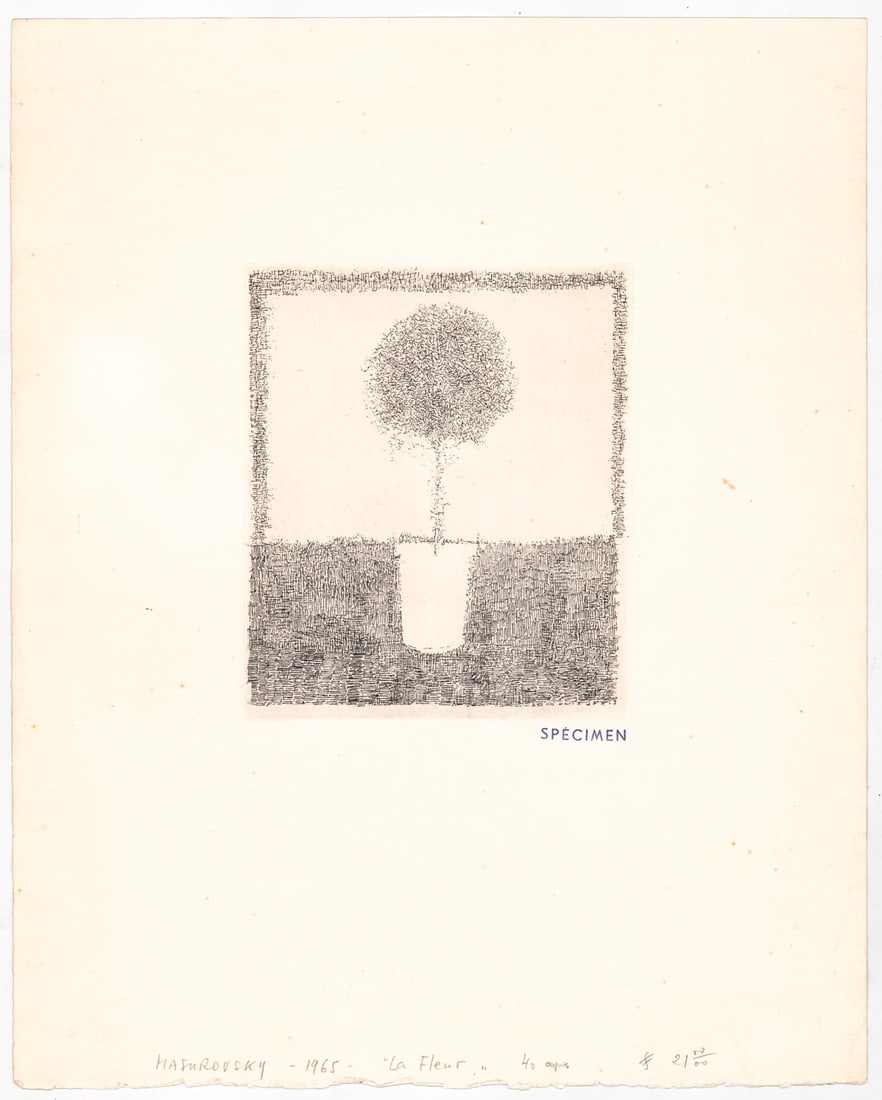 Gregory Masurovsky Etching - 2