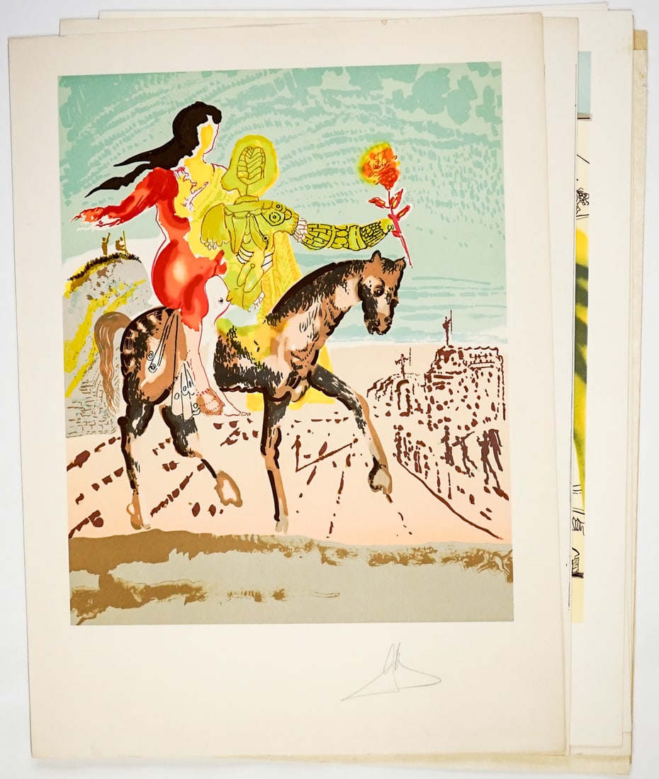 After Salvador Dali Lithographs E/O Jorge Dumas: After Salvador Dali Lithographs E/O Jorge Dumas (7). Jorge Dumas (New York City, New York) was the proprietor of Atellier Dumas. Atelier Dumas Inc. was a New York-based printmaking workshop and fine