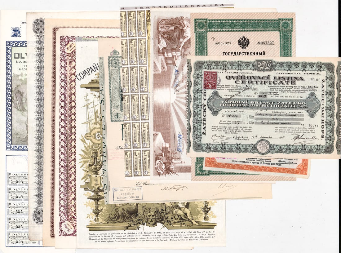 Vintage (11 Sheets) Documents / Coupons (1 of 15)