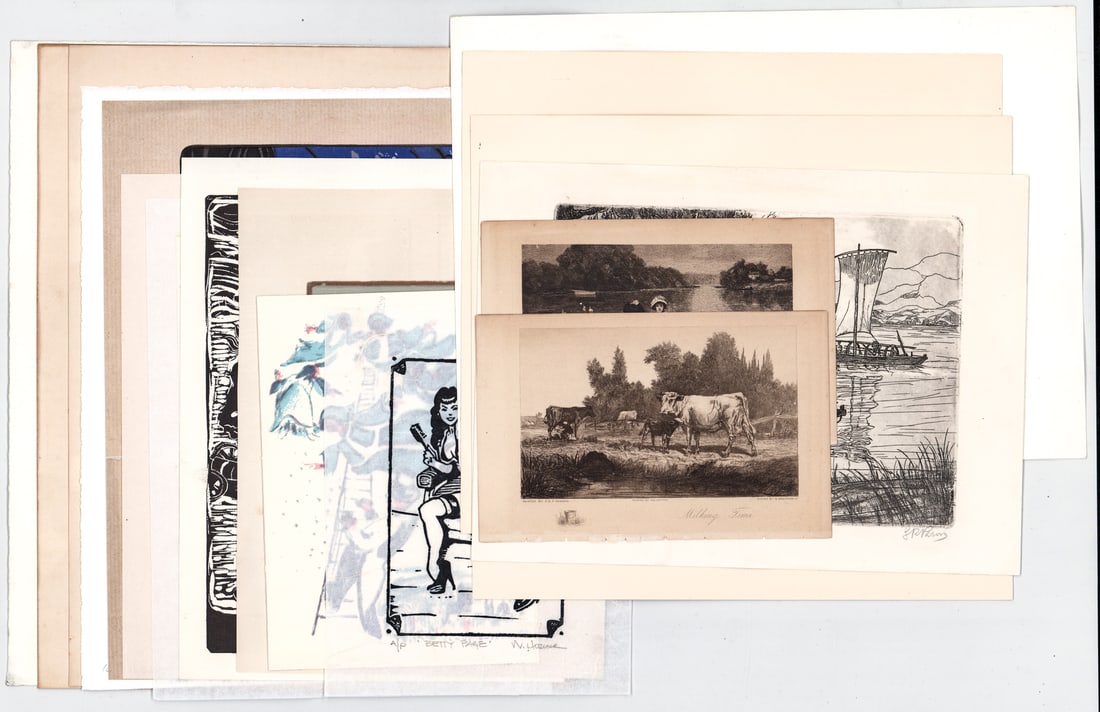 Prints (17) Various Artist [Many Signed] (1 of 14)