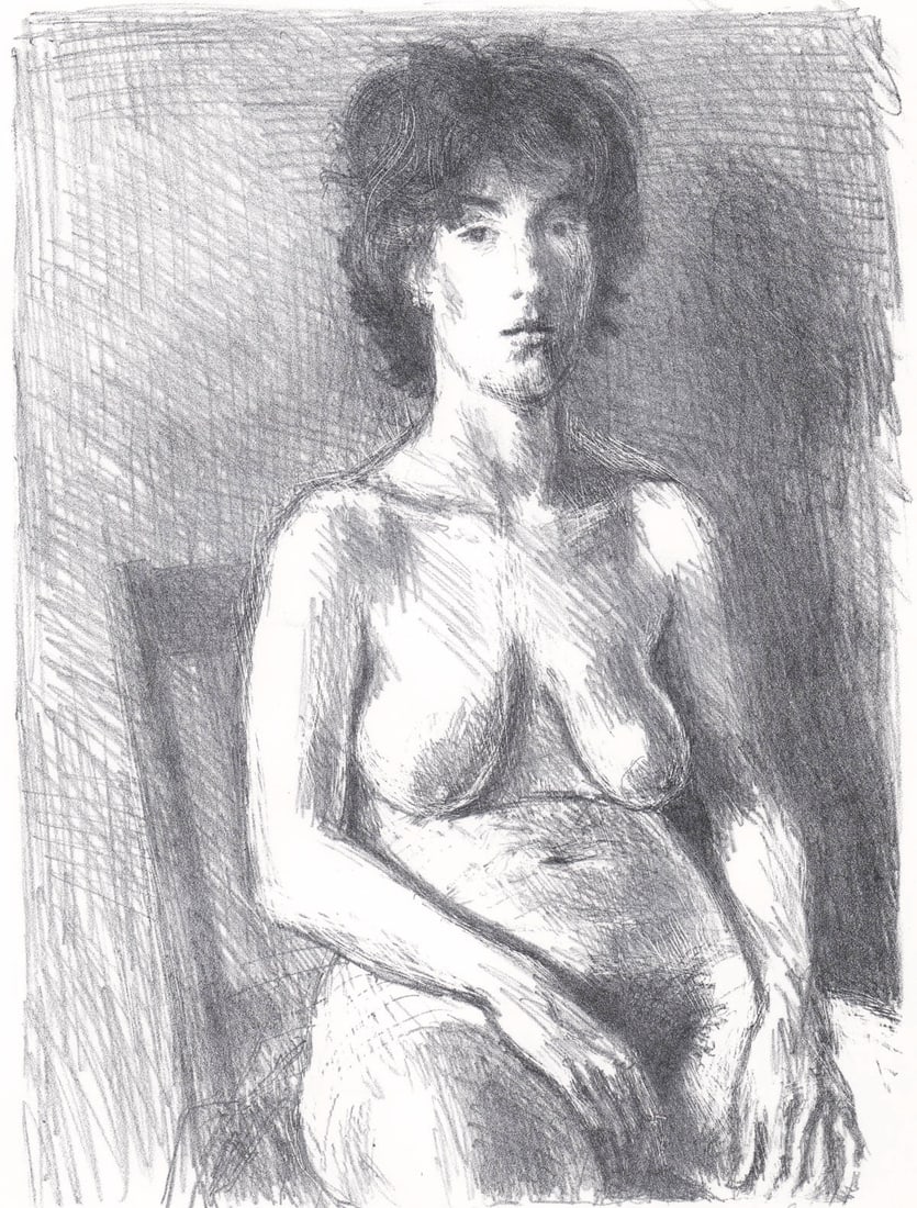 Raphael Soyer S/N Lithograph (1 of 4)