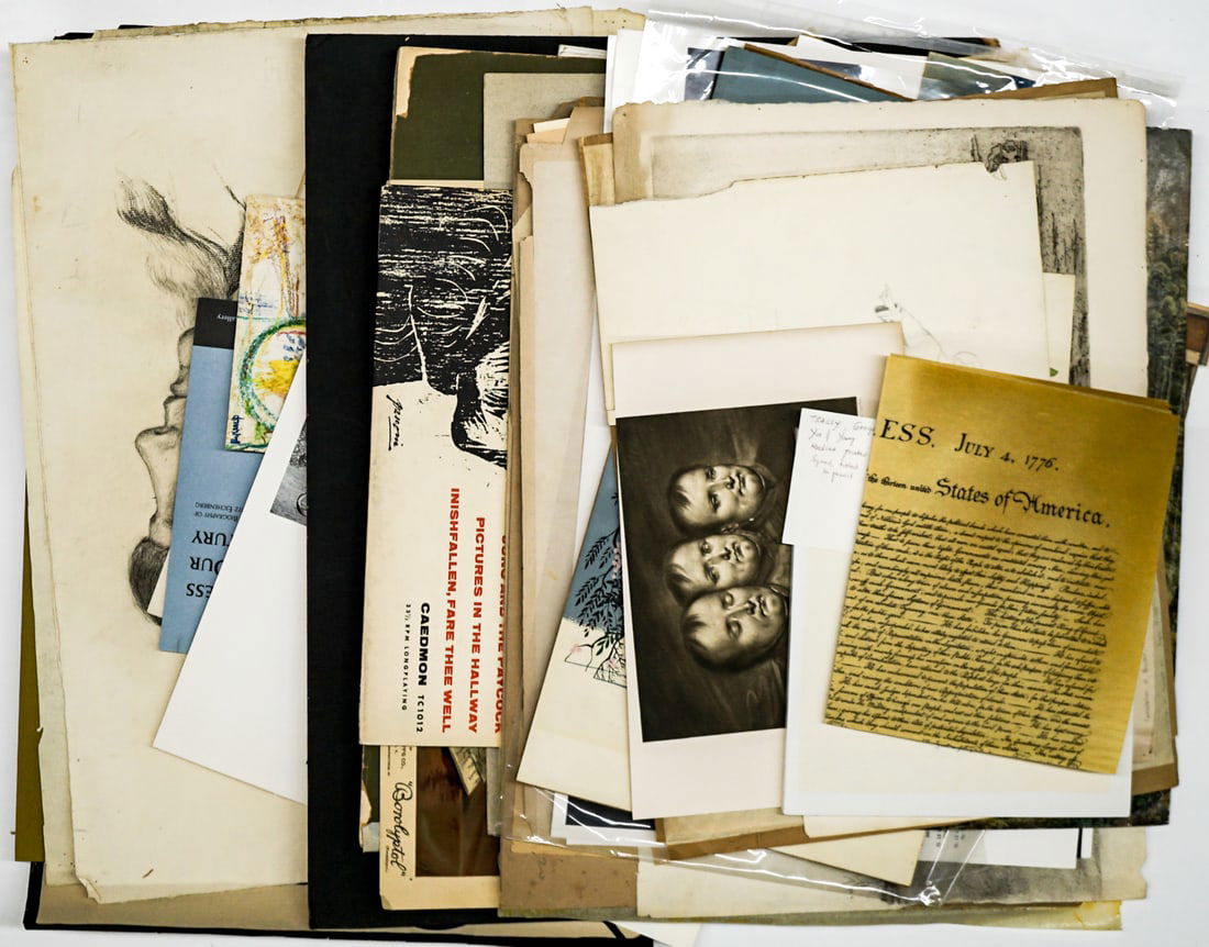 Box of Assorted Art-16 x 20 Archival Box Included (1 of 5)