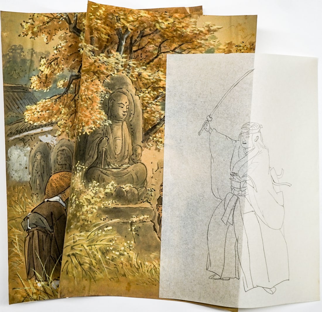 Japanese Original Art (3 pcs) (1 of 5)