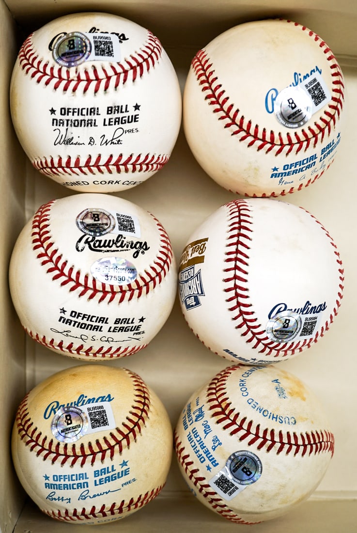(6) Single Signed Baseballs - 5