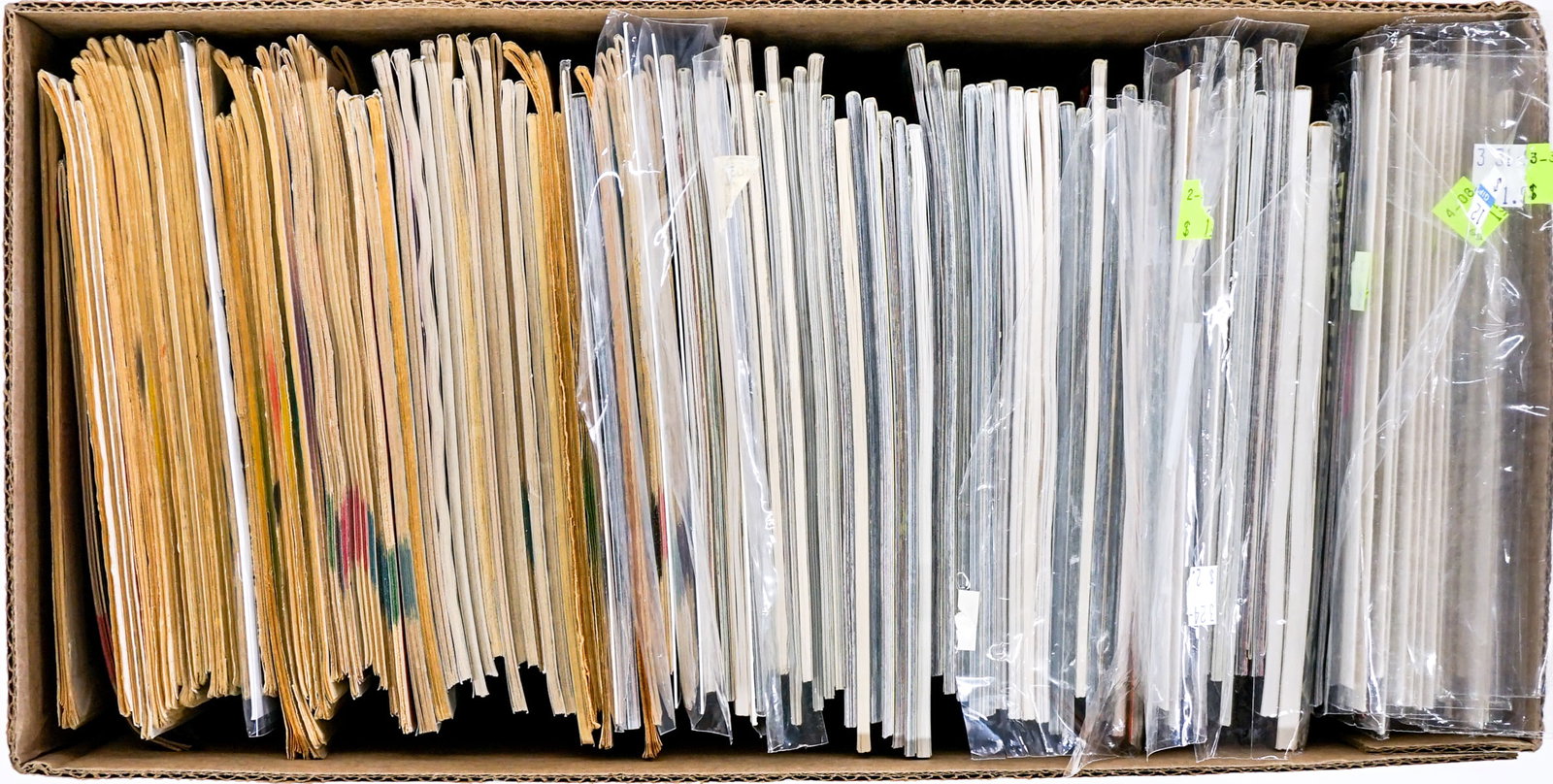 Short White Box of Comic Books.: Short White Box of Comic Books. This lot has been searched for key issues. Lot measures 16 x 11 x 4 inches for shipping purposes. The absence of a condition report does not imply that the lot is in pe