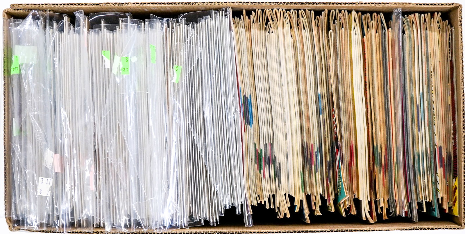 Short White Box of Comic Books.: Short White Box of Comic Books. This lot has been searched for key issues. Lot measures 16 x 11 x 4 inches for shipping purposes. The absence of a condition report does not imply that the lot is in pe