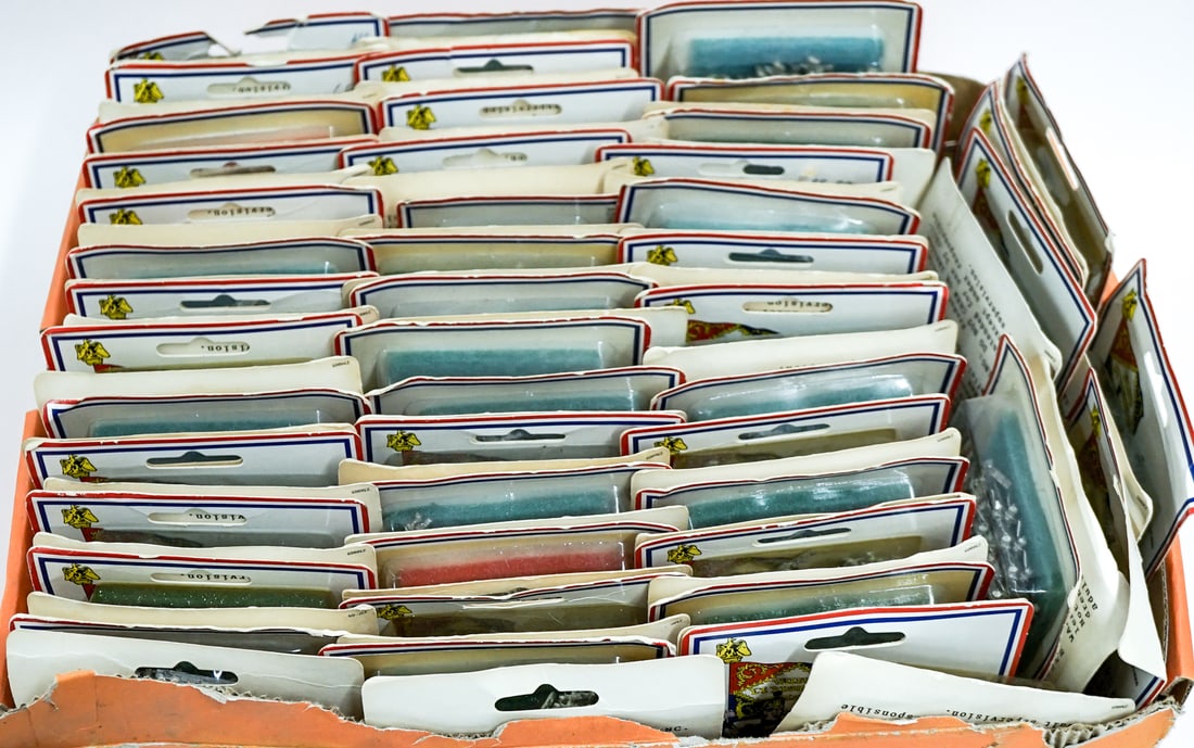 Wars of Napoleon (87) Mint On Cards: Mint on cards, some cards as-is. Lot measures 16 x 12 x 4 in. for shipping purposes. The absence of a condition report does not imply that the lot is in perfect condition or completely free from wear