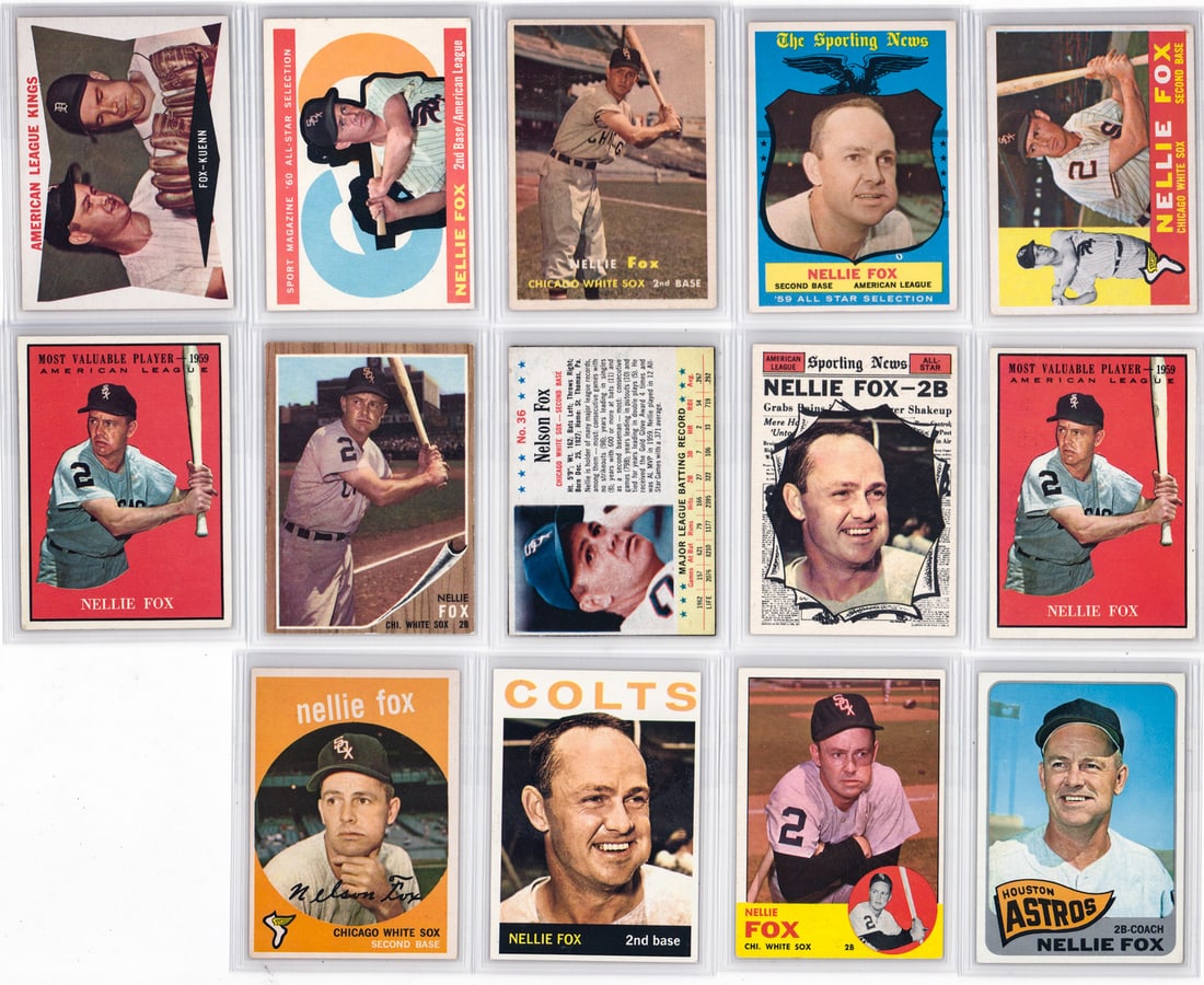 Nellie Fox Vintage Baseball Cards(14) (1 of 5)