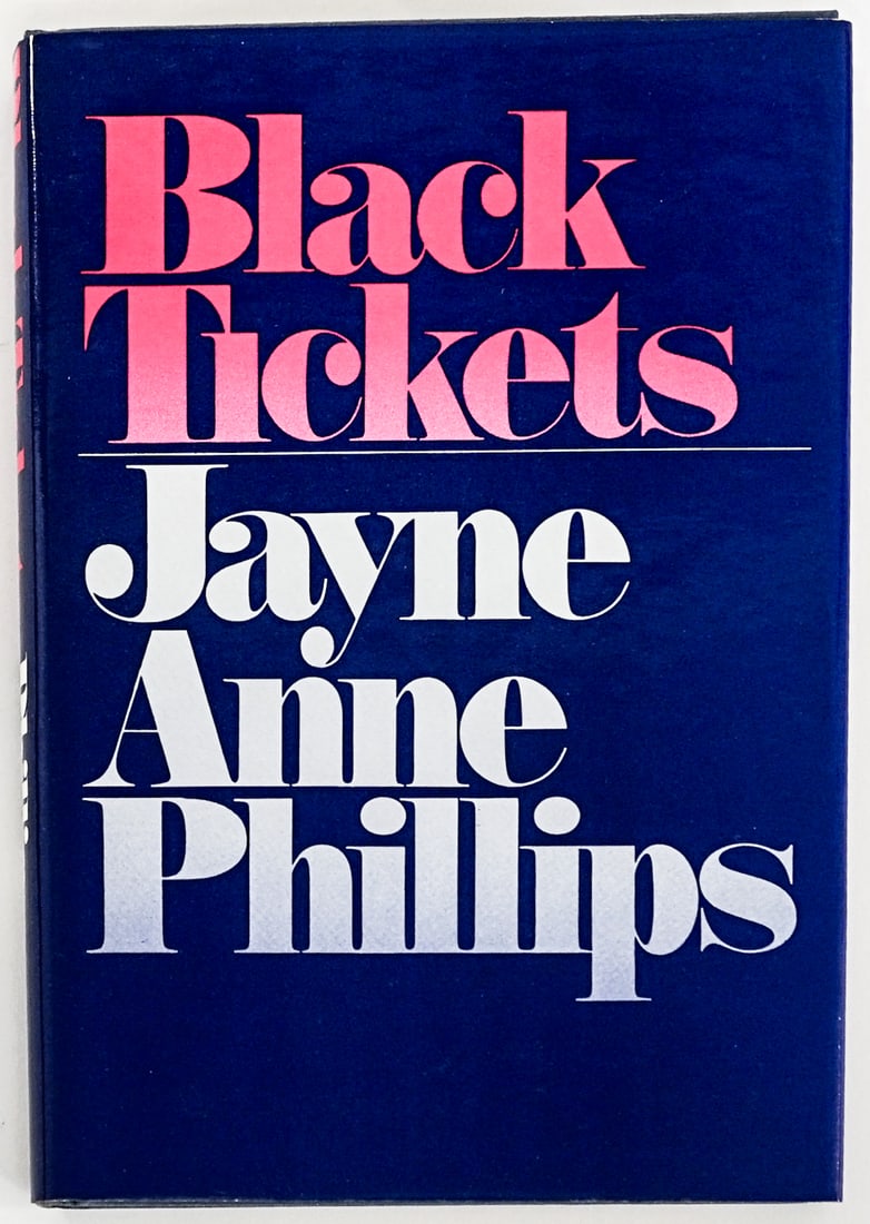 Black Tickets-Jayne Anne Phillips SIGNED 1st US (1 of 9)