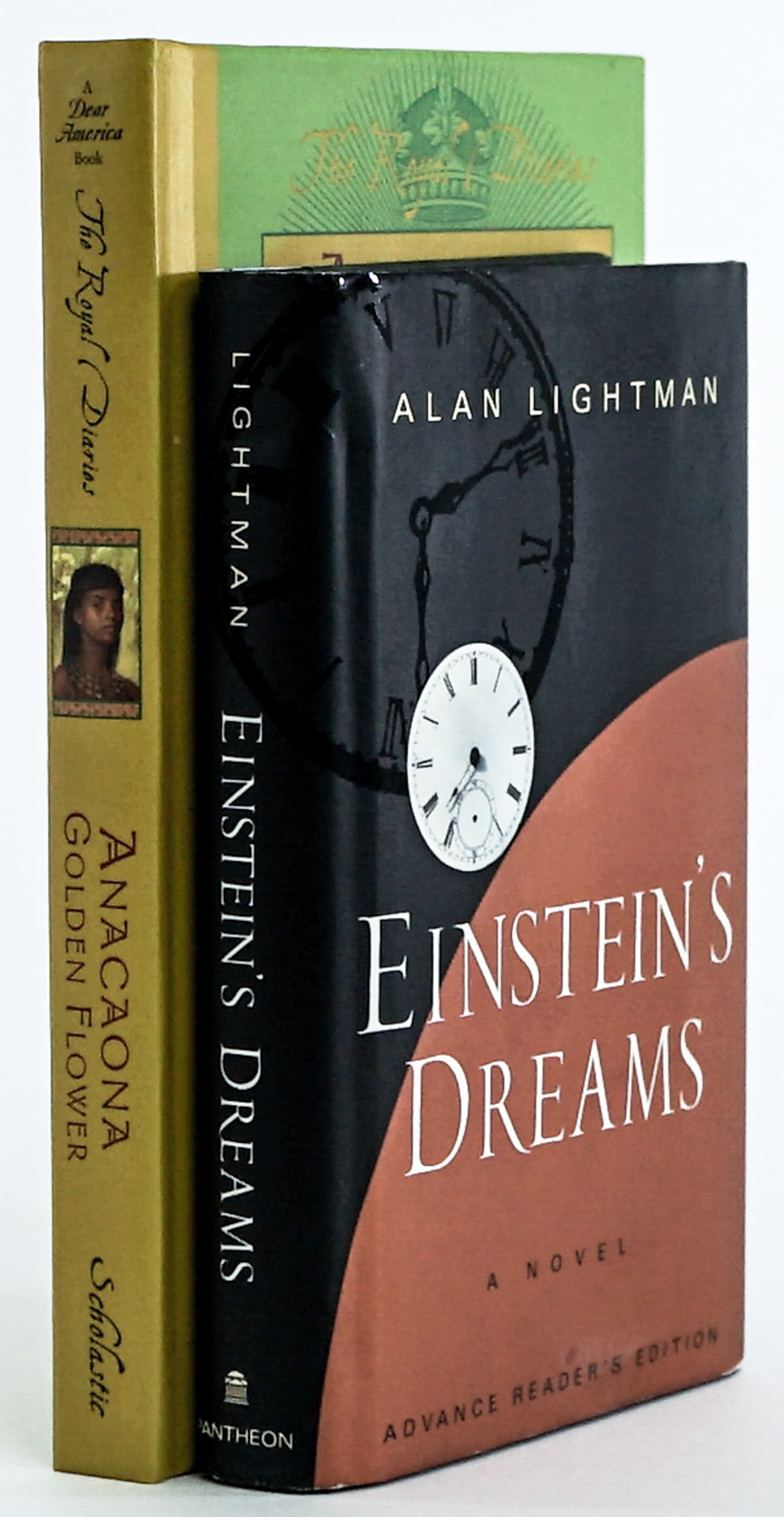 Author (2) SIGNED [Edwidge Danticat]: 1) Anacaona - Golden Flower by Edwidge Danticat. Scholastic 2005 1st with pictorial cover. 186 pp. 2) Einstein's Dreams by Alan Lightman with foreword by Sonny Mehta. Pantheon 1993 1st with unclipped