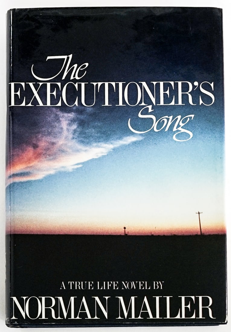 Norman Mailer The Executioner's Song SIGNED: The Executioner's Song by Norman Mailer. Signed on title page. Little, Brown and Co. 1979 1st with unclipped dust Jacket. 1056 pp. Blue cloth covers. Book measures 9.5 in. H x 6.75 in. W x 2 in D for