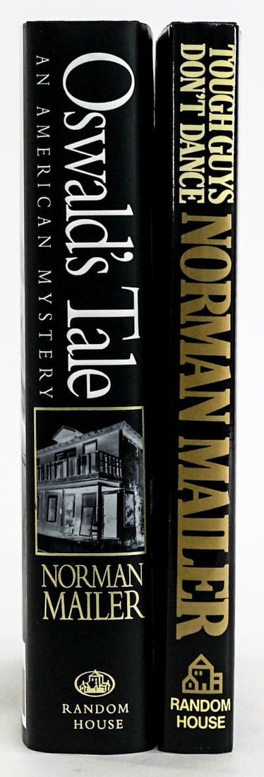 Norman Mailer (2) SIGNED Books: 1) Oswald's Tale - An American Mystery. Random House 1995 1st Trade with unclipped dust jacket. 791 pp. Two-tone black covers. 2) Tough Guys Don't Dance. Random House 1984 1st with unclipped dust jack