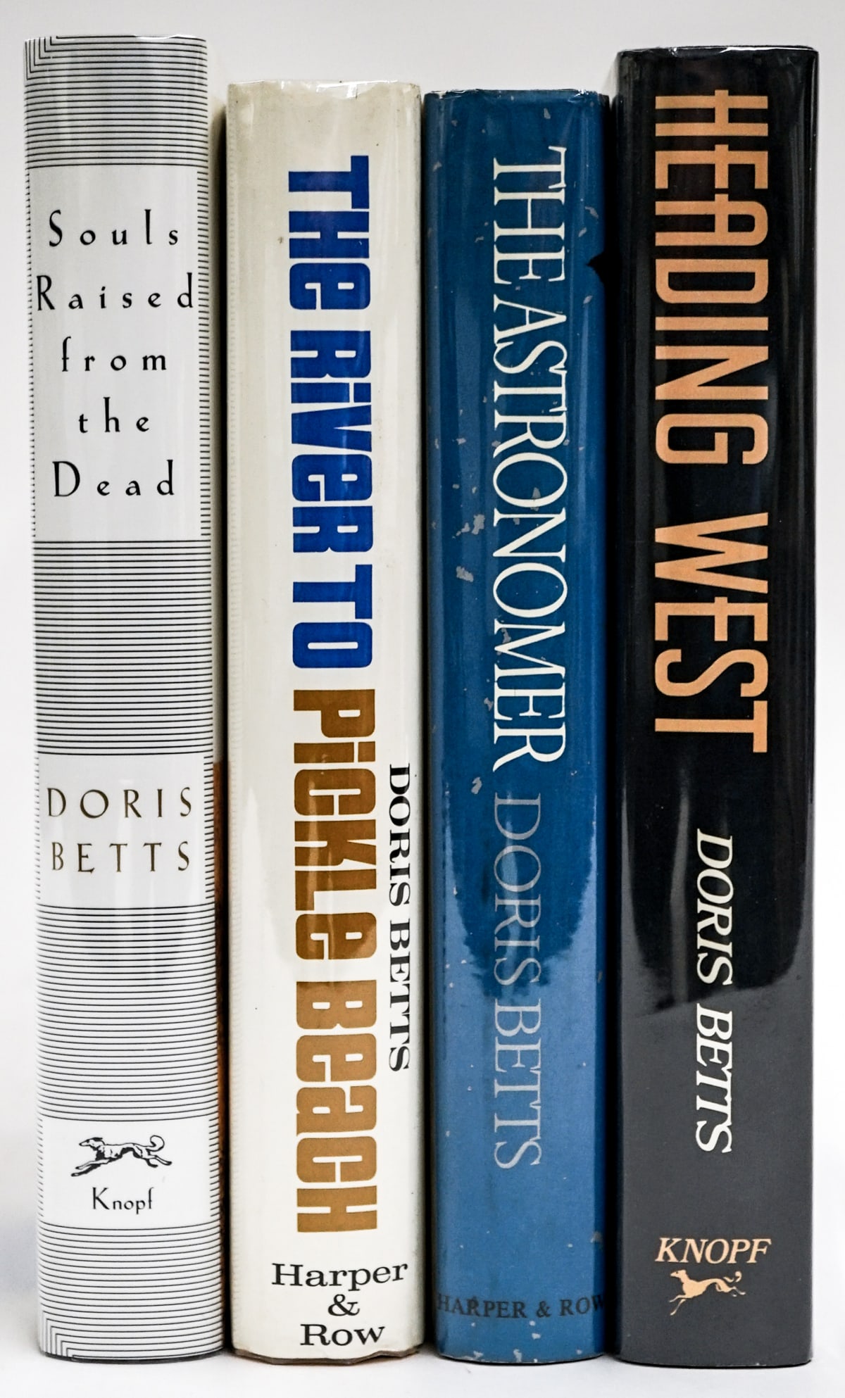 Doris Betts First Editions. Unsigned (4): First Editions. Unsigned. (4). Books are in EX+/NM condition. These books are from an odor free and smoke-free home. Book lot measures 10 x 13 x 7 inches for shipping purposes. Signed (Autographed) bo