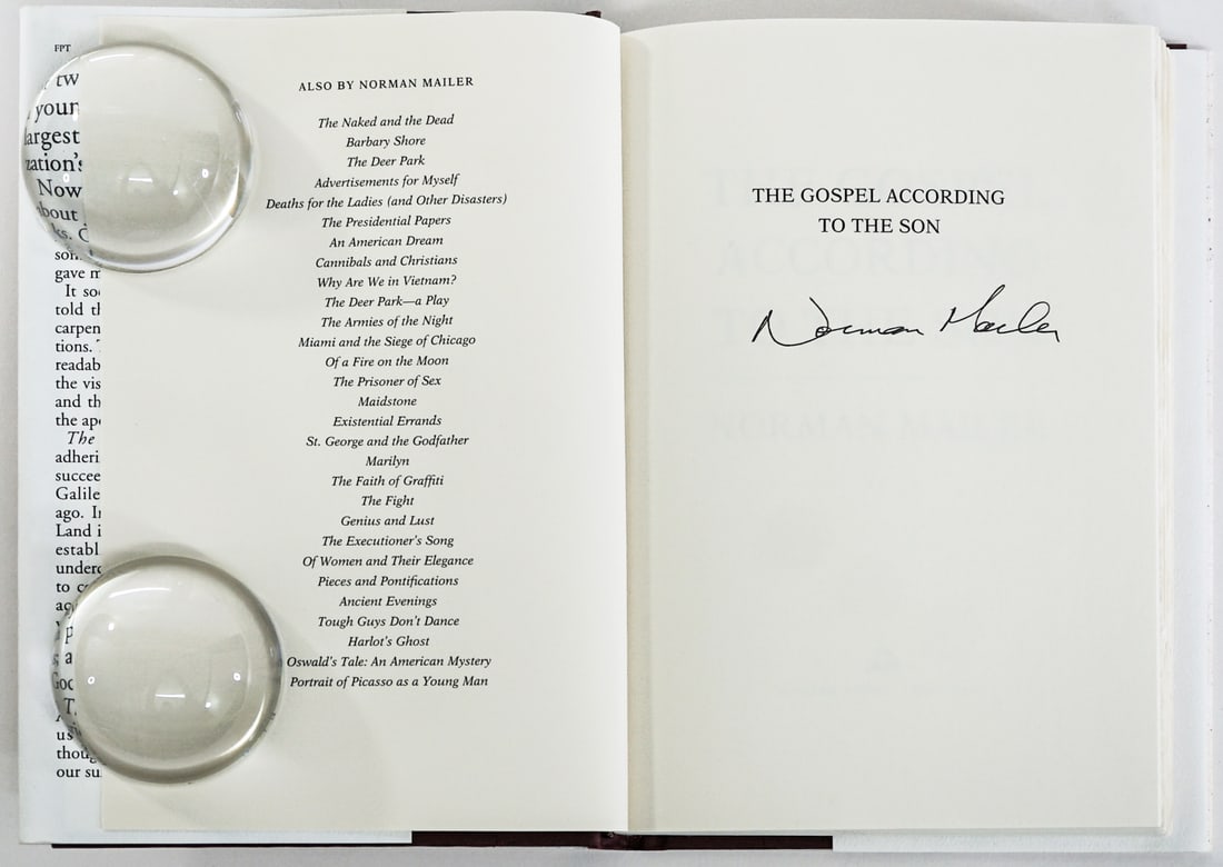 Norman Mailer (3) SIGNED Assorted Topic - 6