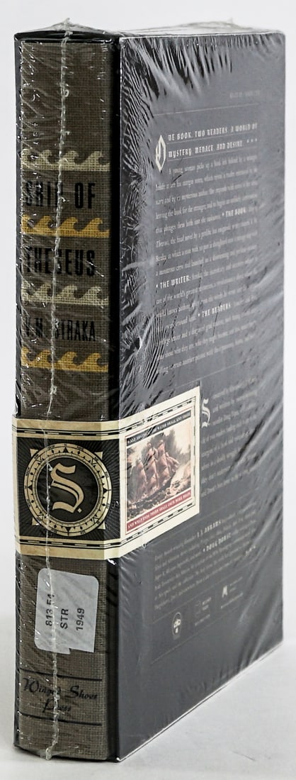 Ship of Theseus - V.M. Straka SEALED 1st: Ship of Theseus - V.M. Straka by J.J. Abrams and Doug Dorst. Mulholland Books. 1st 1st with slipcase. Publisher sealed. Book lot measures 9.75 in. H x 6.75 in. W x 1.625 in. D for shipping purposes.