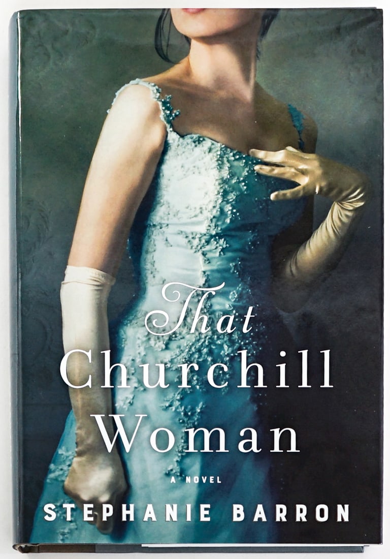 That Churchill Woman by Stephanie Barron SIGNED: That Churchill Woman by Stephanie Barron signed on title page. Ballantine Books 2019 1st with unclipped dust jacket. 187 pp. Two-tone covers. Book lot measures 9.5 in. H x 6.5 in. W x 1.25 in. D for s