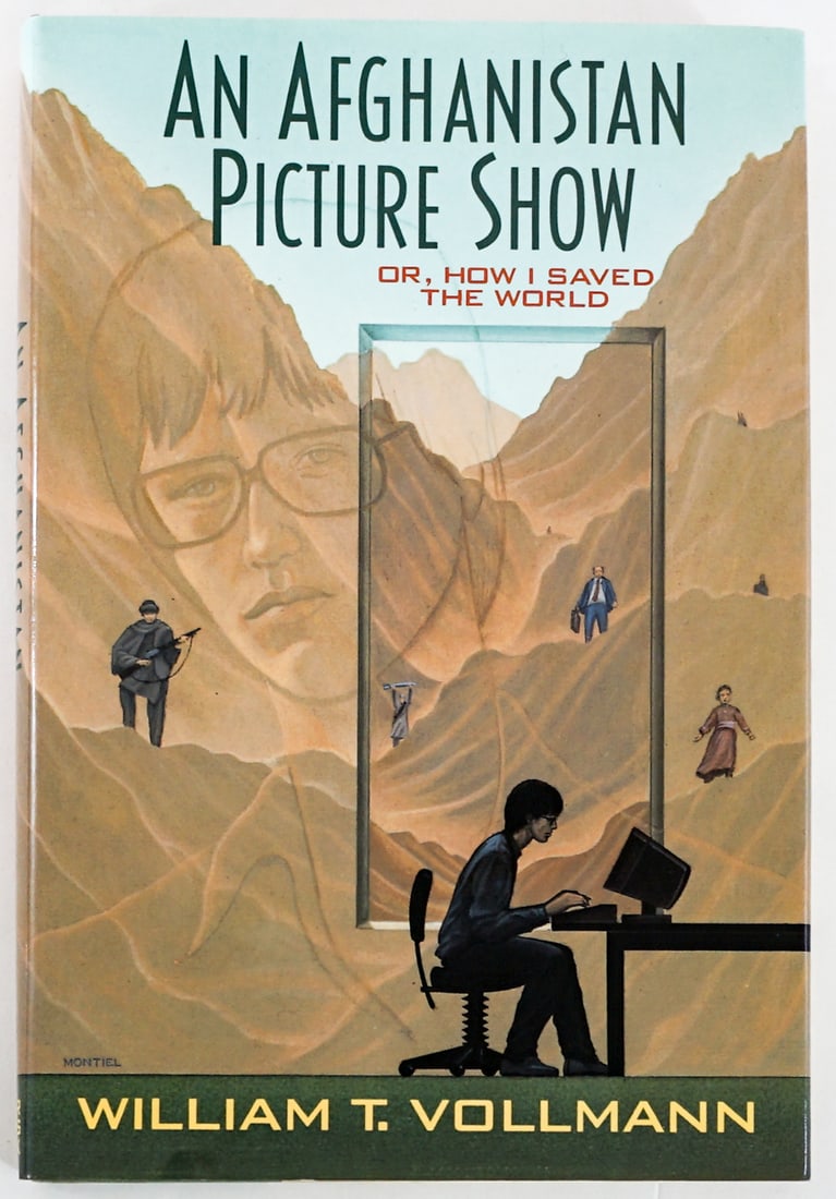 William T. Vollmann-Afghanistan Picture Show SGD: An Afghanistan Picture Show, or How I Saved the World by William T. Vollmann signed on title page. Farrar, Straus and Giroux. 1992 1st edition with unclipped dust jacket. 268 pp. Two-tone covers.